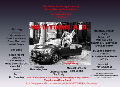 NO U-TURNS A. D. show poster