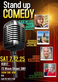Stand Up Saturdays Headlining Mary Dimino show poster