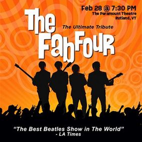 The Fab Four: The Ultimate Tribute LIVE in Concert in Rutland, VT show poster