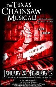 The Texas Chainsaw Musical show poster