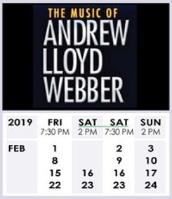 The Music of Andrew Lloyd Webber show poster