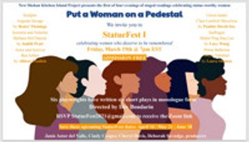 StatueFest I: Put A Woman on a Pedestal show poster