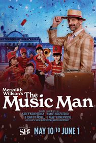 Meredith Willson's The Music Man show poster
