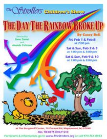 Casey Bell's The Day the Rainbow Broke Up show poster