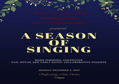Choir/Vocal Jazz: A Season of Singing show poster