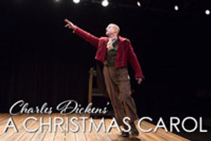 Charles Dickens' A Christmas Carol show poster