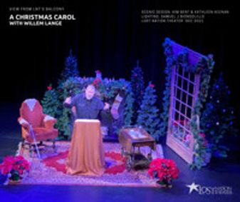 Willem Lange performs Charles Dickens ‘A Christmas Carol” show poster