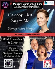P3’s March Cozy Cabaret – MGM and The Songs that Sing to Me show poster