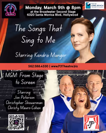 P3’s March Cozy Cabaret – MGM and The Songs that Sing to Me