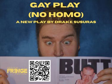 gay play (NO HOMO) show poster