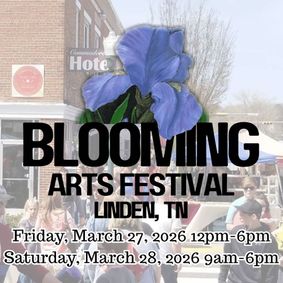 18th Annual Blooming Arts Festival show poster