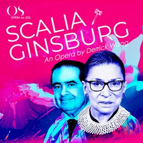Scalia/Ginsburg show poster