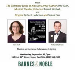 Alan Jay Lerner: A Centennial Celebration show poster