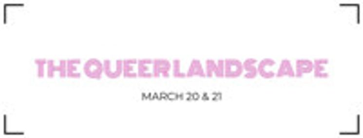 The Queer Landscape show poster