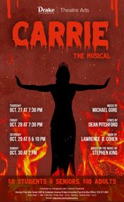 Carrie the Musical show poster