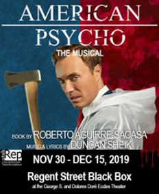 American Psycho show poster