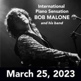 International Piano Sensation Bob Malone show poster