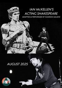 Ian McKellen's Acting Shakespeare show poster