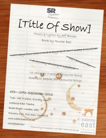 [Title of Show] show poster