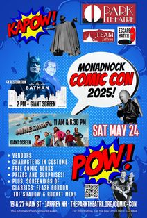 MONADNOCK COMIC CON 2025 – Sat May 24, 10am – 10pm