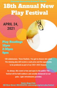 New Play Festival show poster