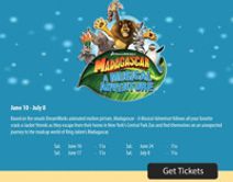 Dreamworks' Madagascar, A Musical Adventure at The Noel S. Ruiz Theatre