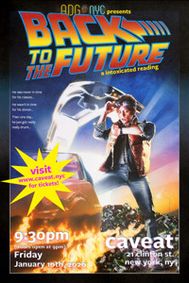 A Drinking Game NYC presents BACK TO THE FUTURE show poster