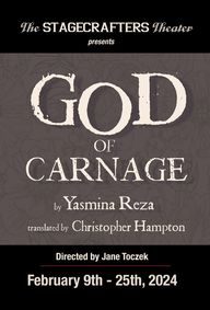 God of Carnage by Yasmina Reza show poster