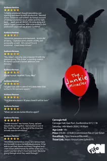 The Junkie Miracles by Des Dillon ( i'm No A Billy He's A Tim) Carnegie Hall Dunfermline 14th March