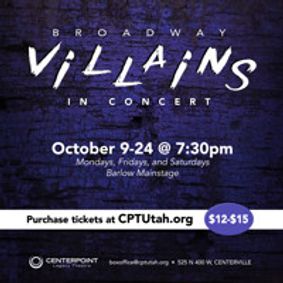 Broadway Villains in Concert show poster