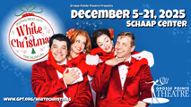 Irving Berlin's White Christmas presented by Grosse Pointe Theatre Dec. 5-21, 2025 in Michigan