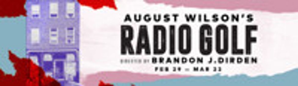 August Wilson's Radio Golf show poster