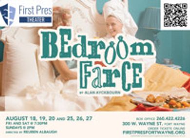 Bedroom Farce show poster