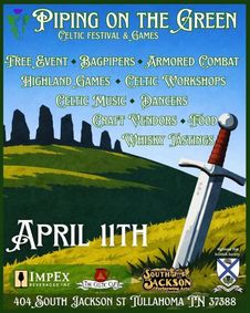 Piping on the Green show poster