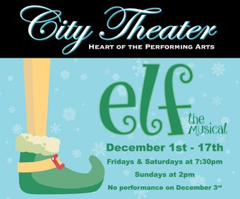 ELF the Musical show poster