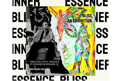 Bliss an exhibition show poster