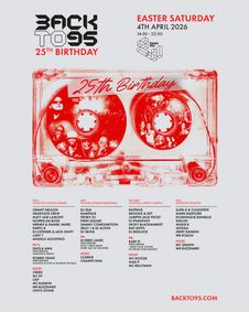 Backto95 25th Birthday Party show poster