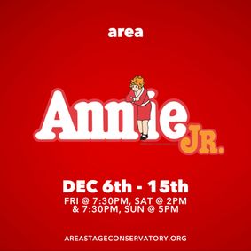 Annie Jr show poster