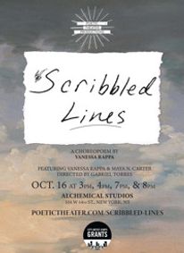 Scribbled Lines show poster