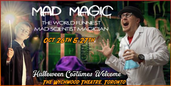 Mad Magic: the Funniest Mad Scientist Magician show poster