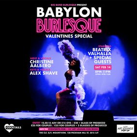 Big Band Burlesque presents Babylon Burlesque Valentine's Special show poster