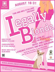 Legally Blonde the Musical show poster