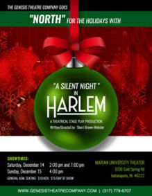 A Silent Night in Harlem show poster