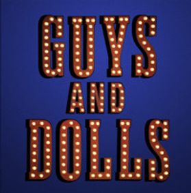 Guys and Dolls show poster