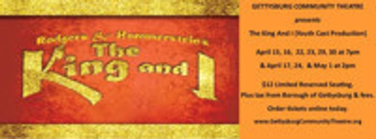 The King And I (youth production) show poster