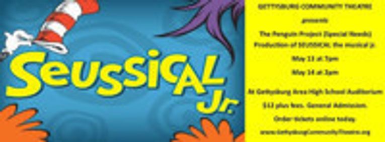Seussical Jr show poster