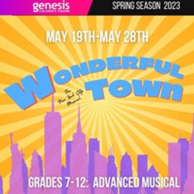 Wonderful Town show poster
