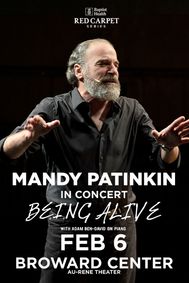 Mandy Patinkin: Being Alive show poster