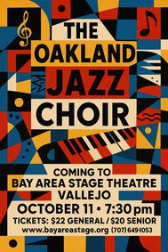 The Oakland Jazz Choir at BAS Broadway show poster