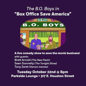 The B.O. Boys: Live in New York! show poster